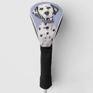 Couvre-club De Golf Peinture Dalmatienne - Beau art original de chien