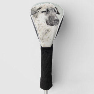 Couvre-club De Golf Peinture de bergers anatolien - Art original de ch