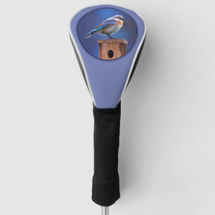 Couvre-club De Golf Peinture de Bluebird (Femelle) - Art original pour
