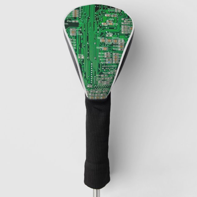 Couvre-club De Golf Peinture de carte électronique (Devant)