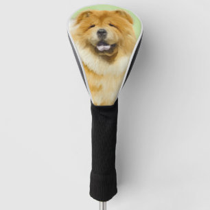 Couvre-club De Golf Peinture de Chow Chow - Cute Original Dog Art