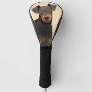 Couvre-club De Golf Peinture de Manchester Terrier Art Animalier Origi