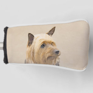 Couvre-club De Golf Peinture de Silky Terrier - Cute Original Dog Art