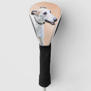 Couvre-club De Golf Peinture Greyhound - Cute Original Chien Art