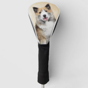 Couvre-club De Golf Peinture islandaise pour chien de mer - Art origin