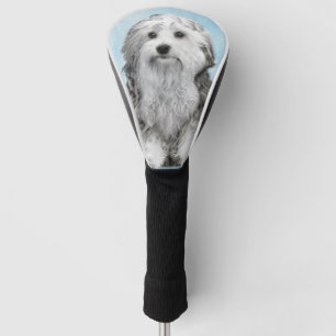 Couvre-club De Golf Peinture Lowchen - Cute Original Chien Art