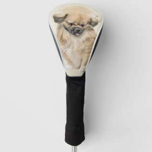 Couvre-club De Golf Peinture Pekingese - Cute Original Chien Art