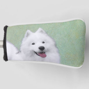 Couvre-club De Golf Peinture Samoyed - Cute Original Chien Art