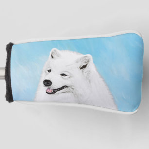 Couvre-club De Golf Peinture Samoyed - Cute Original Chien Art
