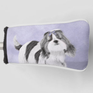 Couvre-club De Golf Peinture Shih Tzu - Cute Original Chien Art