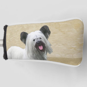 Couvre-club De Golf Peinture Skye Terrier - Cute Original Chien Art