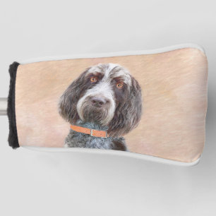 Couvre-club De Golf Peinture Spinone Italiano - Belle Art Original Chi
