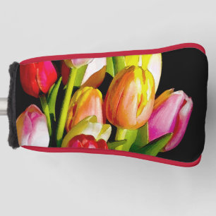 Couvre-club De Golf Peinture Tulip - Art Fleur original