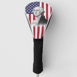 Couvre-club De Golf Peinture vintage de portrait de George Washington
