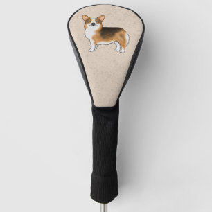 Couvre-club De Golf Pembroke Welsh Corgi Cartoon Chien Tête Rousse