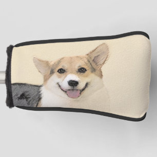 Couvre-club De Golf Pembroke Welsh Corgi Peinture - Art Chien original