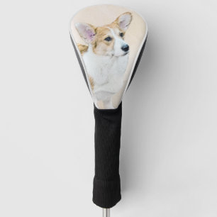 Couvre-club De Golf Pembroke Welsh Corgi Peinture - Chien d'art origin