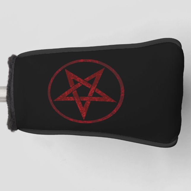 Couvre-club De Golf Pentagram Red Devil (Devant)