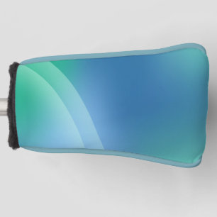 Couvre-club De Golf Pente bleue et verte Putter Golf Head Cover