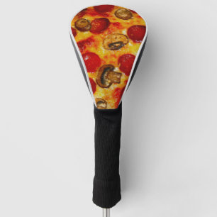 Couvre-club De Golf Pepperoni et Pizza aux champignons