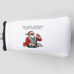 Couvre-club De Golf Père Noël Divorce Garde Humour Drôle Vacances Noël