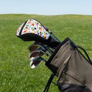 Couvre-club De Golf Perroquets colorés, perroquets tropicaux, Votre No