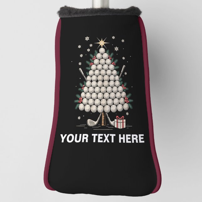 Couvre-club De Golf Personalized Golf Christmas Tree Equipment Family (Tourné à 90°)