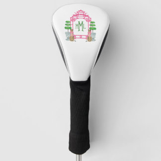 Couvre-club De Golf Personalized Pagoda Monogram golf head cover