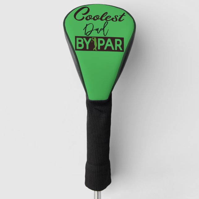 Couvre-club De Golf Personnalisé Golfeur meilleur papa par pair | Fête (Devant)