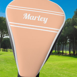 Couvre-club De Golf Personnalisé Golfeur Pro Sports Monogramme Nom Pêc