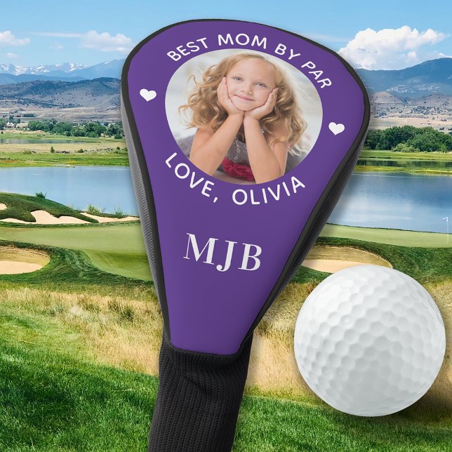 Couvre-club De Golf Personnalisé Meilleure Maman Jamais Par Par Purple (Créateur téléchargé)