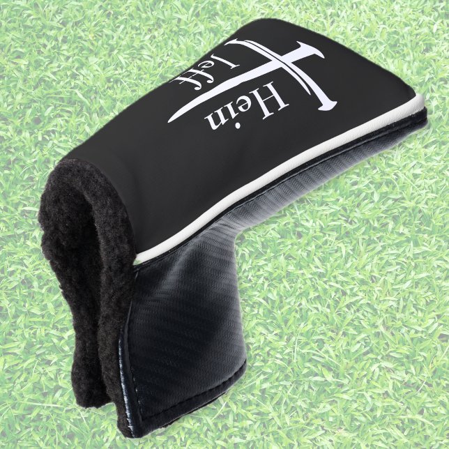 Couvre-club De Golf Personnalisé Trois clous Croix Blanche Christian (Personalized Three Nails White Cross Christian Golf Head Cover)