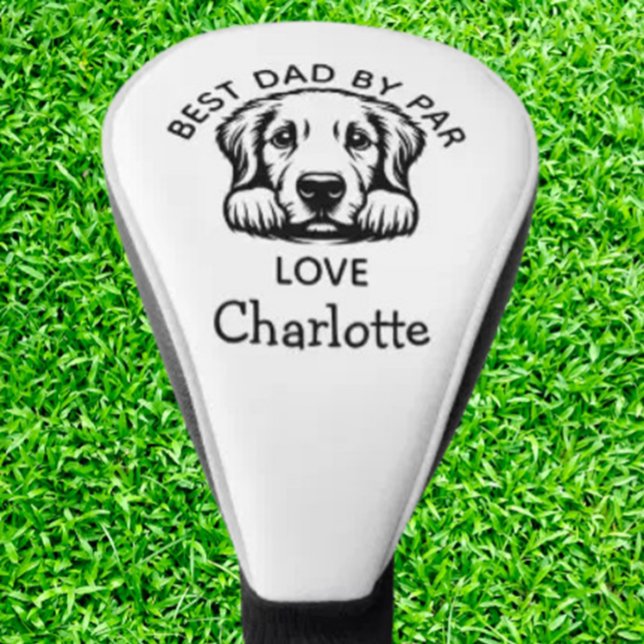 Couvre-club De Golf Personnaliser de Peeking Labrador Puppy (Labrador  Puppy Customize Golf Head Cover ntroducing the ultimate accessory for dog-loving go)