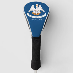 Couvre-club De Golf Personnaliser votre texte Louisiana State Flag sur
