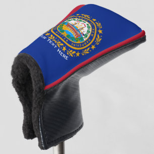Couvre-club De Golf Personnaliser votre texte New Hampshire State Flag