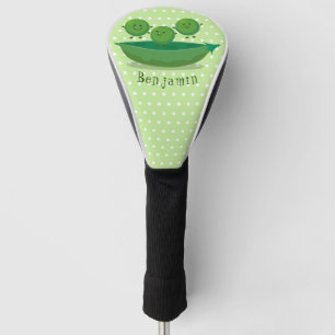Couvre-club De Golf Petits pois sauteurs en pod dessin animé illustrat