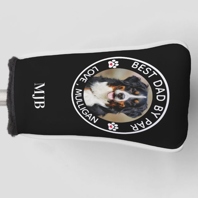 Couvre-club De Golf Photo Chien Personnalisé Animaux de compagnie Meil (Devant)