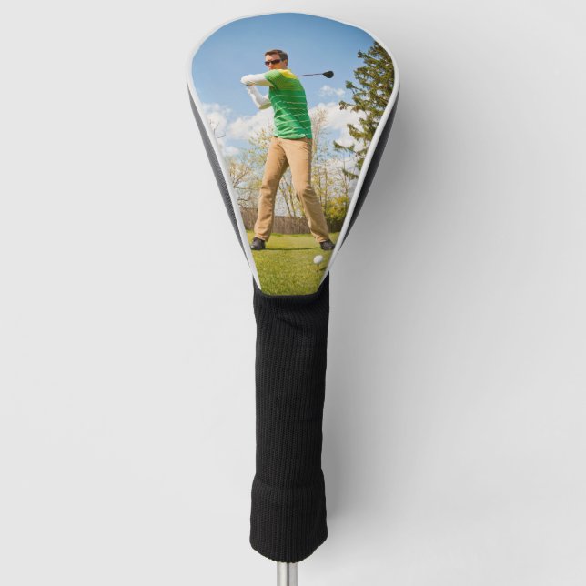 Couvre-club De Golf Photo de golf sur mesure (Devant)