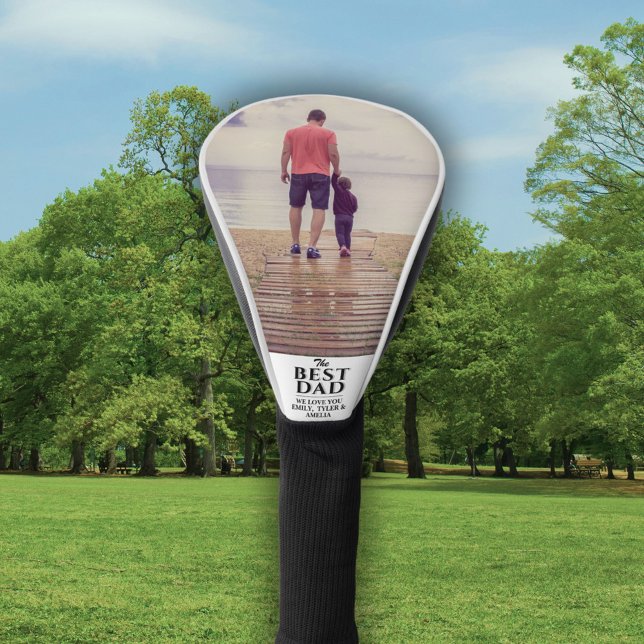 Couvre-club De Golf Photo de la Fête du Père du Meilleur Père (Créateur téléchargé)