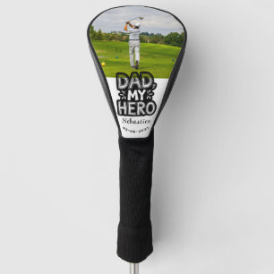 Couvre-club De Golf Photo moderne papa MON héros Tête Couverture