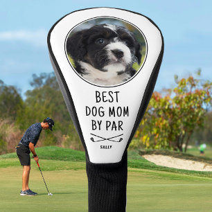 Couvre-club De Golf Photo personnalisée Meilleur papa chien par Par Wh