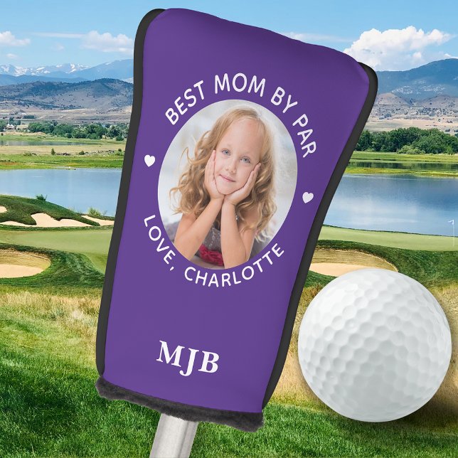 Couvre-club De Golf Photo Personnalisée Meilleure Maman Jamais Par Par (Créateur téléchargé)
