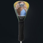 Couvre-club De Golf Photo personnalisée moderne<br><div class="desc">Surprenez votre Golfeur et Golf Lover préféré avec ces super mignonette Golf Head Cover et accessoires de golf assortis. Personnalisez et Customisez Golf Head Cover avec votre photo préférée, parfait pour le golf papa ou la maman de golf pour la fête des pères, la journée des mères, noël et anniversaires!...</div>