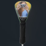 Couvre-club De Golf Photo personnalisée moderne<br><div class="desc">Surprenez votre Golfeur et Golf Lover préféré avec ces super mignonette Golf Head Cover et accessoires de golf assortis. Personnalisez et Customisez Golf Head Cover avec votre photo préférée, parfait pour le golf papa ou la maman de golf pour la fête des pères, la journée des mères, noël et anniversaires!...</div>