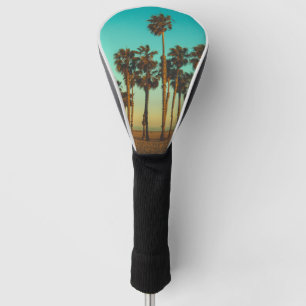 Couvre-club De Golf Photo Personnalisée Palm Tree Tropical Golf Head