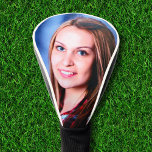 Couvre-club De Golf Photo personnalisée simple<br><div class="desc">Téléchargez une photo et créez facilement votre couverture de tête de golf personnalisée. Vous pouvez TRANSFÉRER ce DESIGN sur d'autres produits Zazzle et l'ajuster à la plupart des articles Zazzle. Les conceptions Studio standard sont faites dans des graphiques vectoriels haute résolution pour une impression professionnelle. Merci pour le choix de...</div>