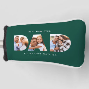 Couvre-club De Golf Photo verte moderne Golf Cadeau personnalisé pour