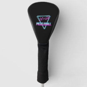 Couvre-club De Golf Pickleball 80's Retro