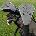 Couvre-club De Golf Pilote de nom de club de golf personnalisé<br><div class="desc">Créez votre propre couverture de tête de golf ! Personnalisez ce design avec votre propre texte. Vous pouvez customiser cette conception en sélectionnant le lien "customiser plus loin" si vous le souhaitez.</div>