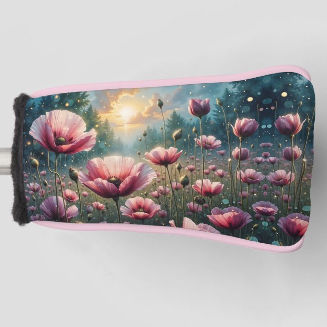 Couvre-club De Golf Pink Cosmos Sunrise Landscape (Devant)